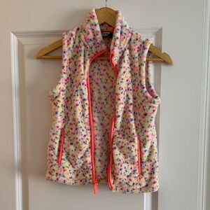Lands' End Multicolor Fleece Vest
